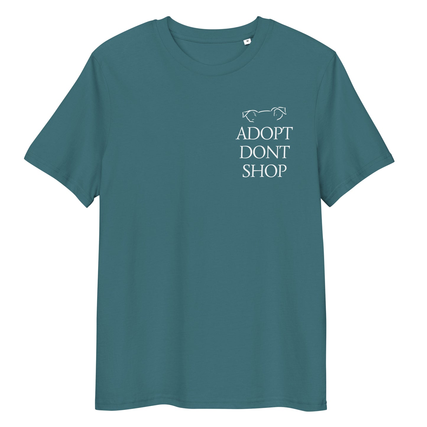 ADOPTDONTSHOP X Hunderettung Europa e.V.  Bio-Baumwoll-T-Shirt