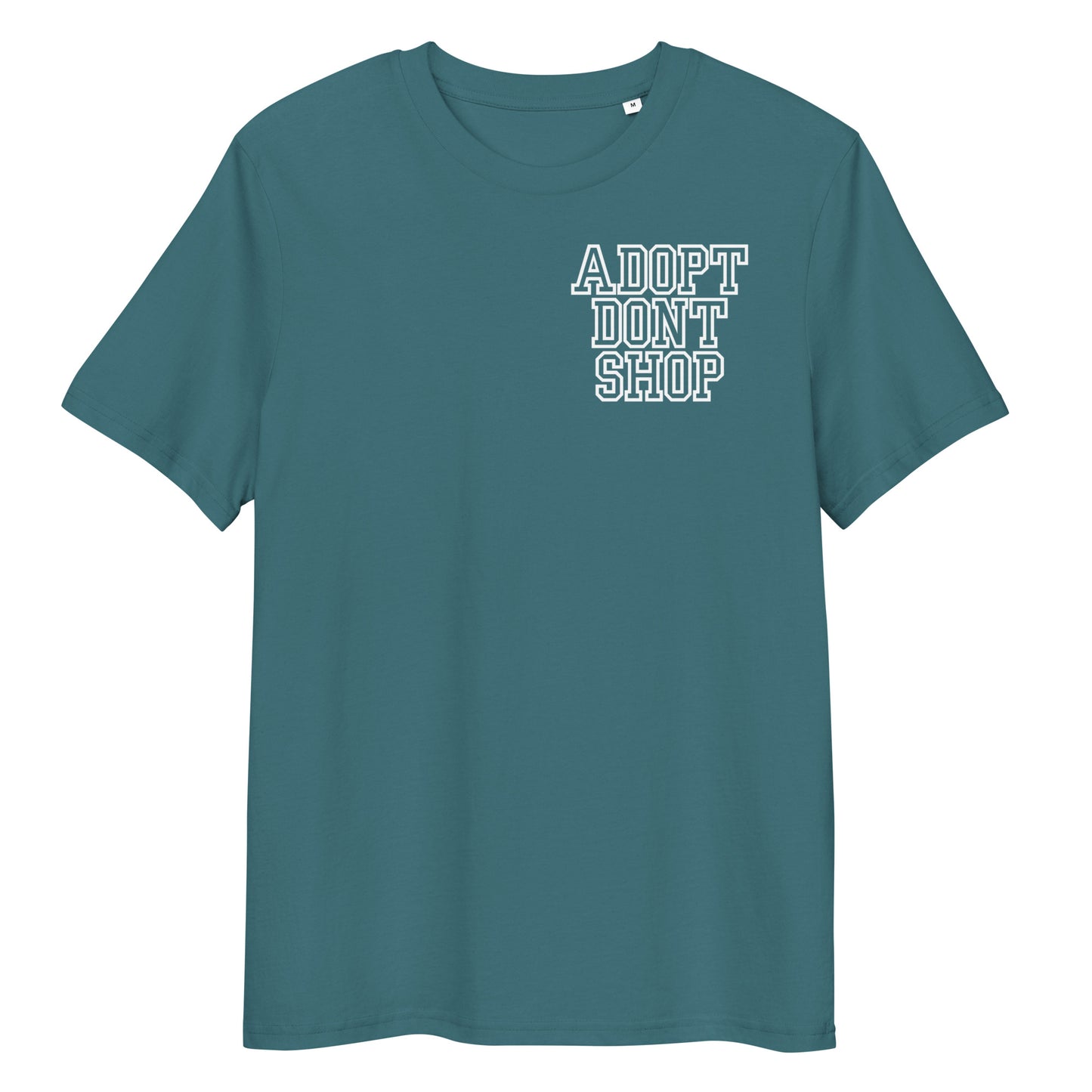ADOPT DONT SHOP X Hunderettung Europa e.V. Unisex-Bio-Baumwoll-T-Shirt