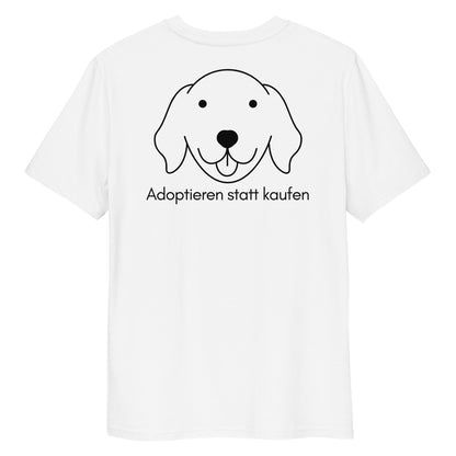 Adoptieren statt kaufen Bio-Baumwoll-T-Shirt