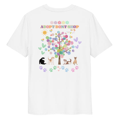 PRIDE ADOPT DONT SHOP Tree-Style Bio-Baumwoll-T-Shirt
