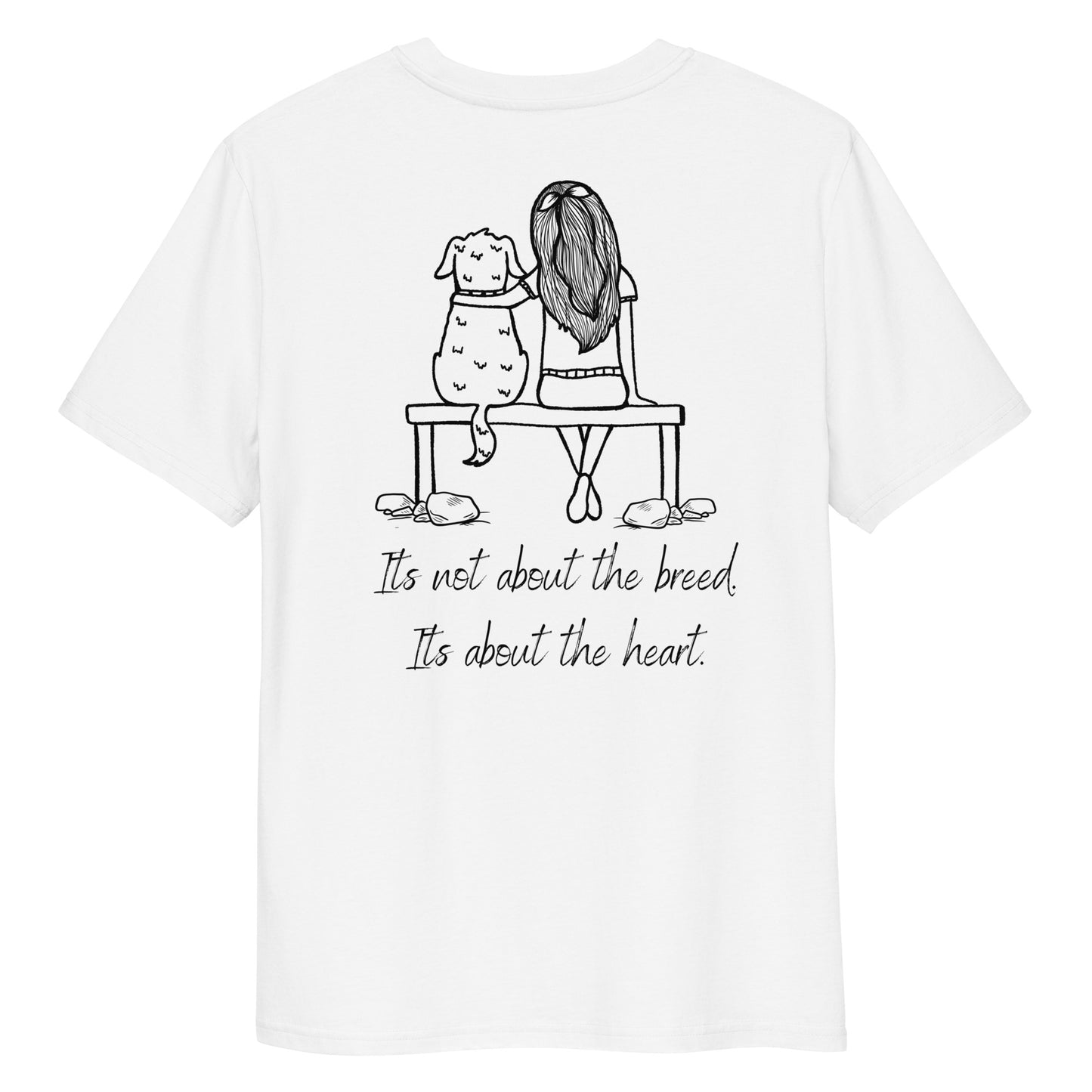 Not about the breed / Adopt dont shop Bio-Baumwoll-T-Shirt