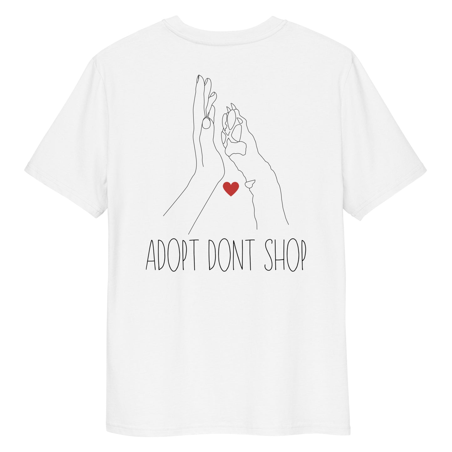 ADOPT DONT SHOP HandnPaw Bio-Baumwoll-T-Shirt