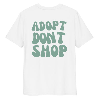 ADOPT DONT SHOP Doggo Bio-Baumwoll-T-Shirt