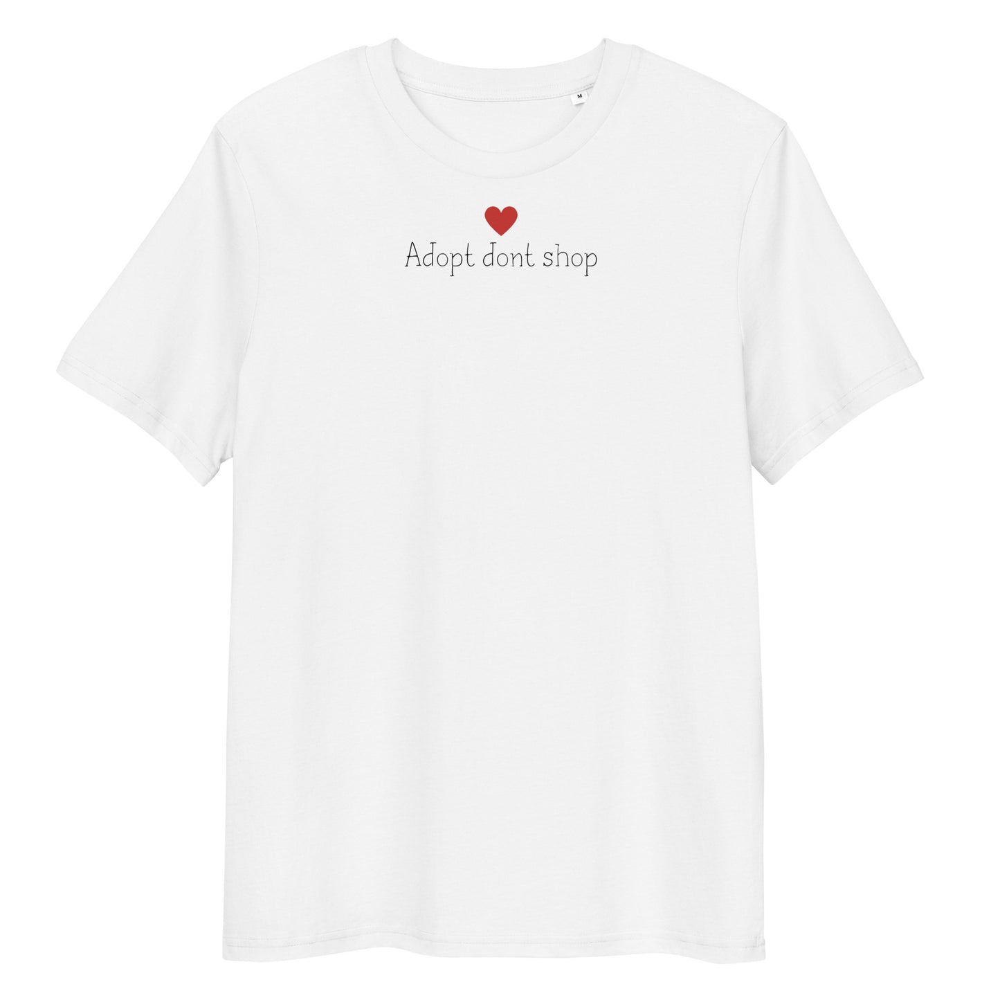 Rescued is my fav breed / Adopt dont shop Bio-Baumwoll-T-Shirt