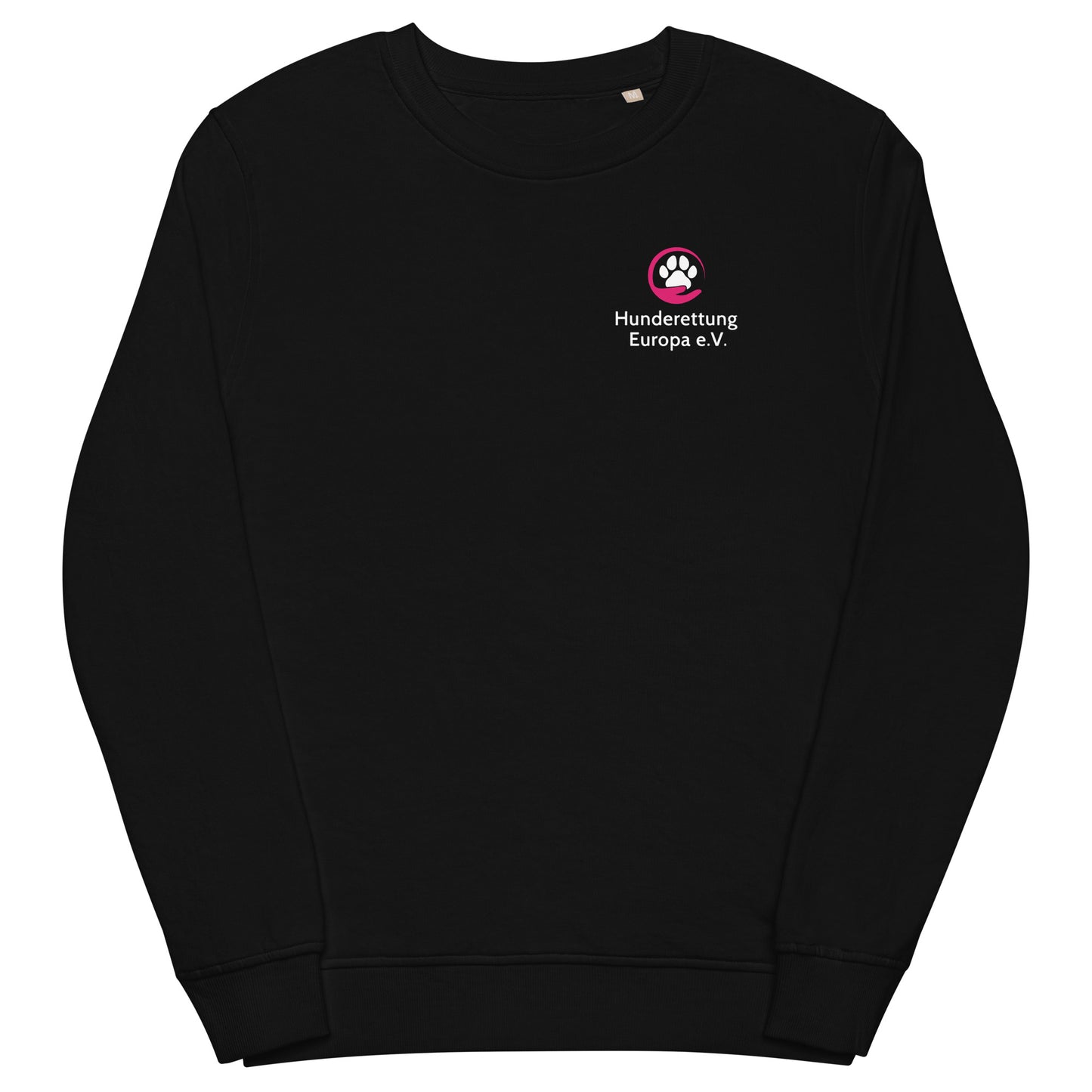 Everyone can make a difference Hunderettung Europa e.V. Unisex Bio-Pullover