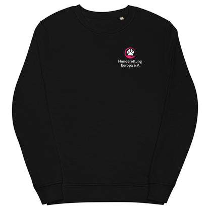 Everyone can make a difference Hunderettung Europa e.V. Unisex Bio-Pullover