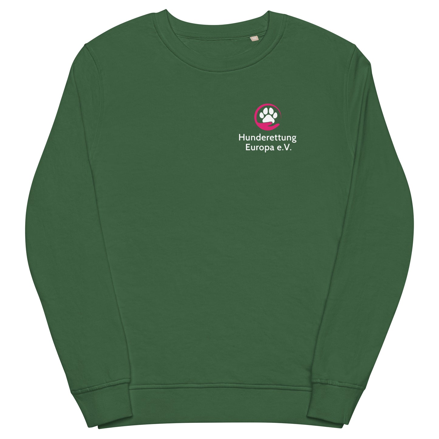 Rescue with Love Hunderettung Europa e.V. Unisex Bio-Pullover