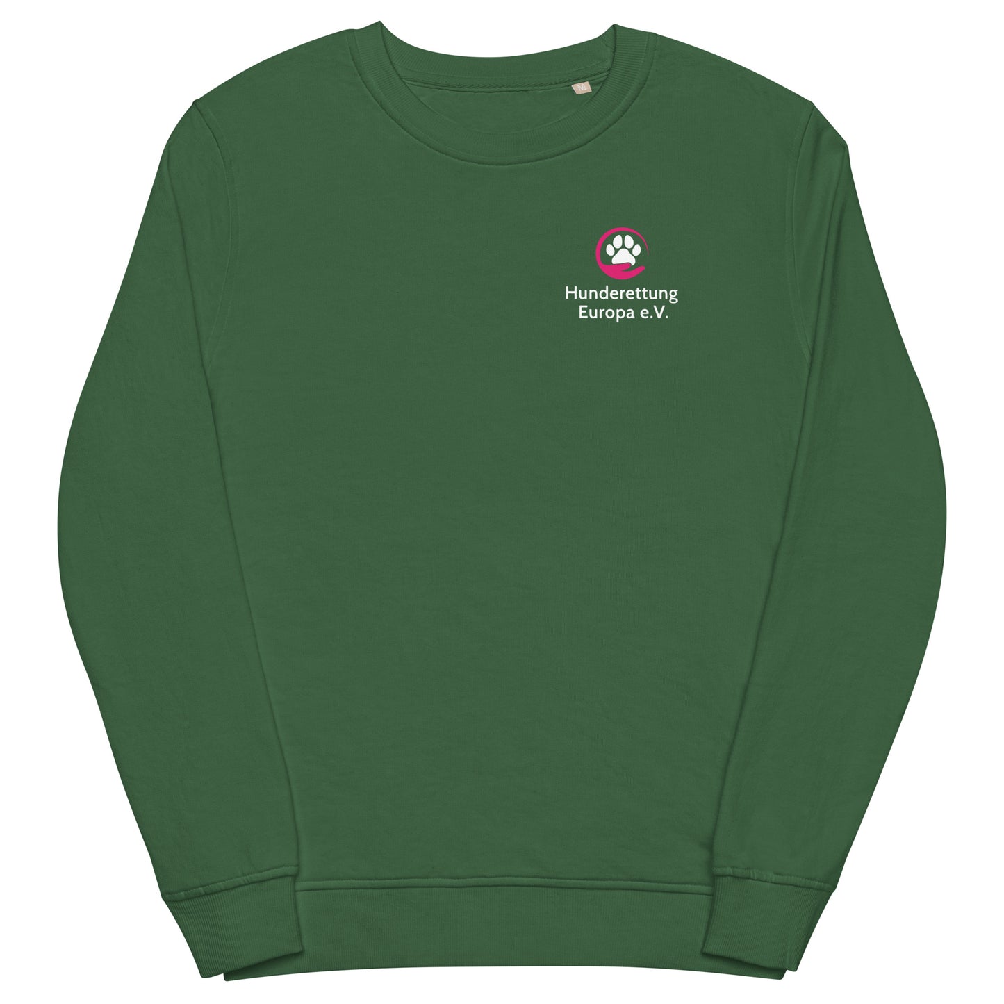 Everyone can make a difference Hunderettung Europa e.V. Unisex Bio-Pullover