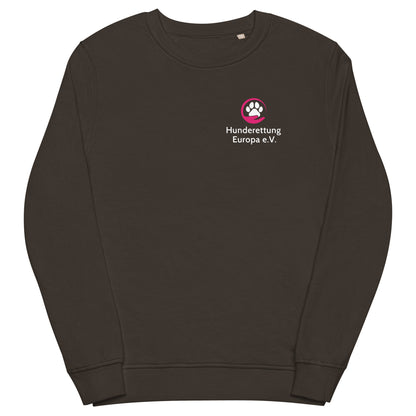 Rescue with Love Hunderettung Europa e.V. Unisex Bio-Pullover