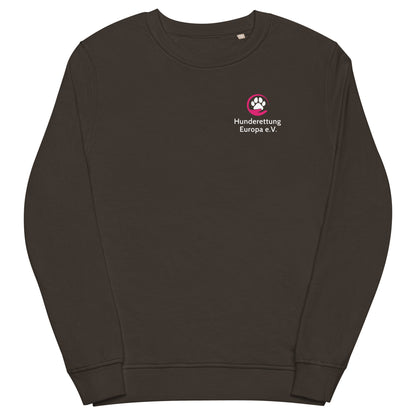 Everyone can make a difference Hunderettung Europa e.V. Unisex Bio-Pullover