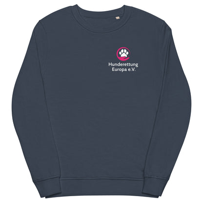 4-Säulen Hunderettung Europa e.V. Unisex Bio-Pullover