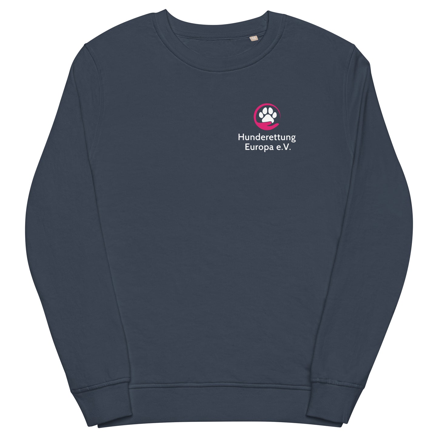 Rescue with Love Hunderettung Europa e.V. Unisex Bio-Pullover