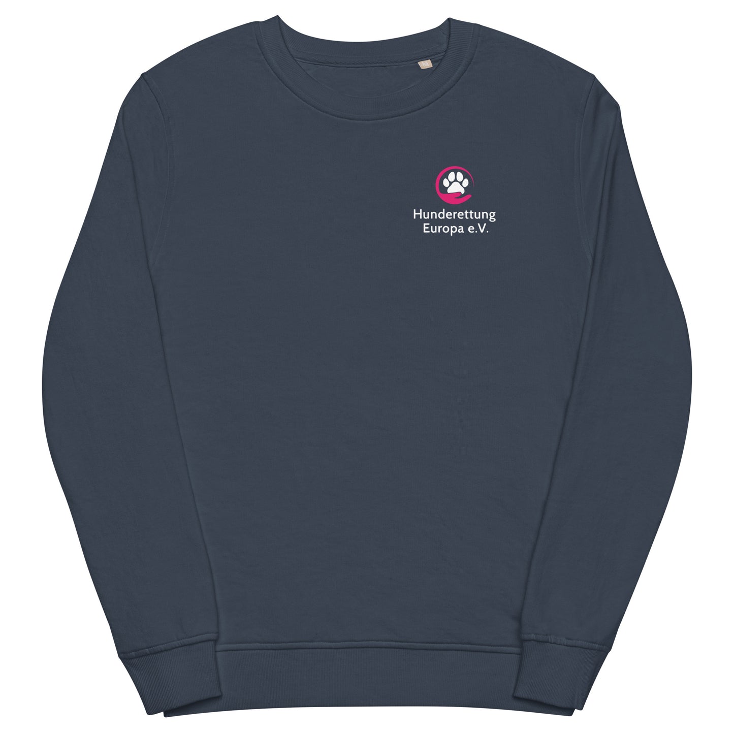 Everyone can make a difference Hunderettung Europa e.V. Unisex Bio-Pullover