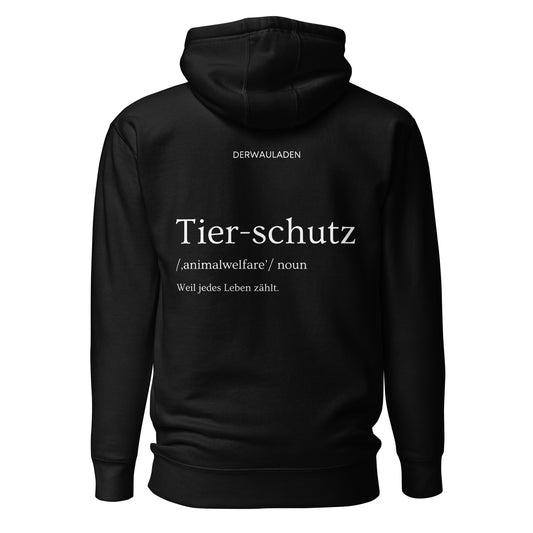 TIERSCHUTZ weil jedes Leben zählt // Unisex-Hoodie