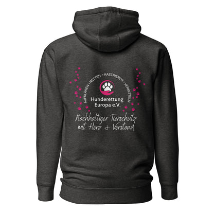 Herz&Verstand Hunderettung Europa e.V. // Unisex-Hoodie