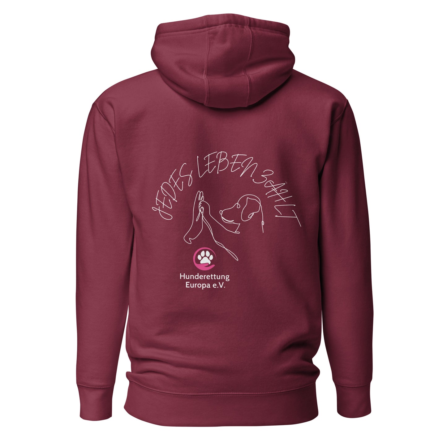 Jedes Leben zählt Hunderettung Europa e.V. // Unisex-Hoodie