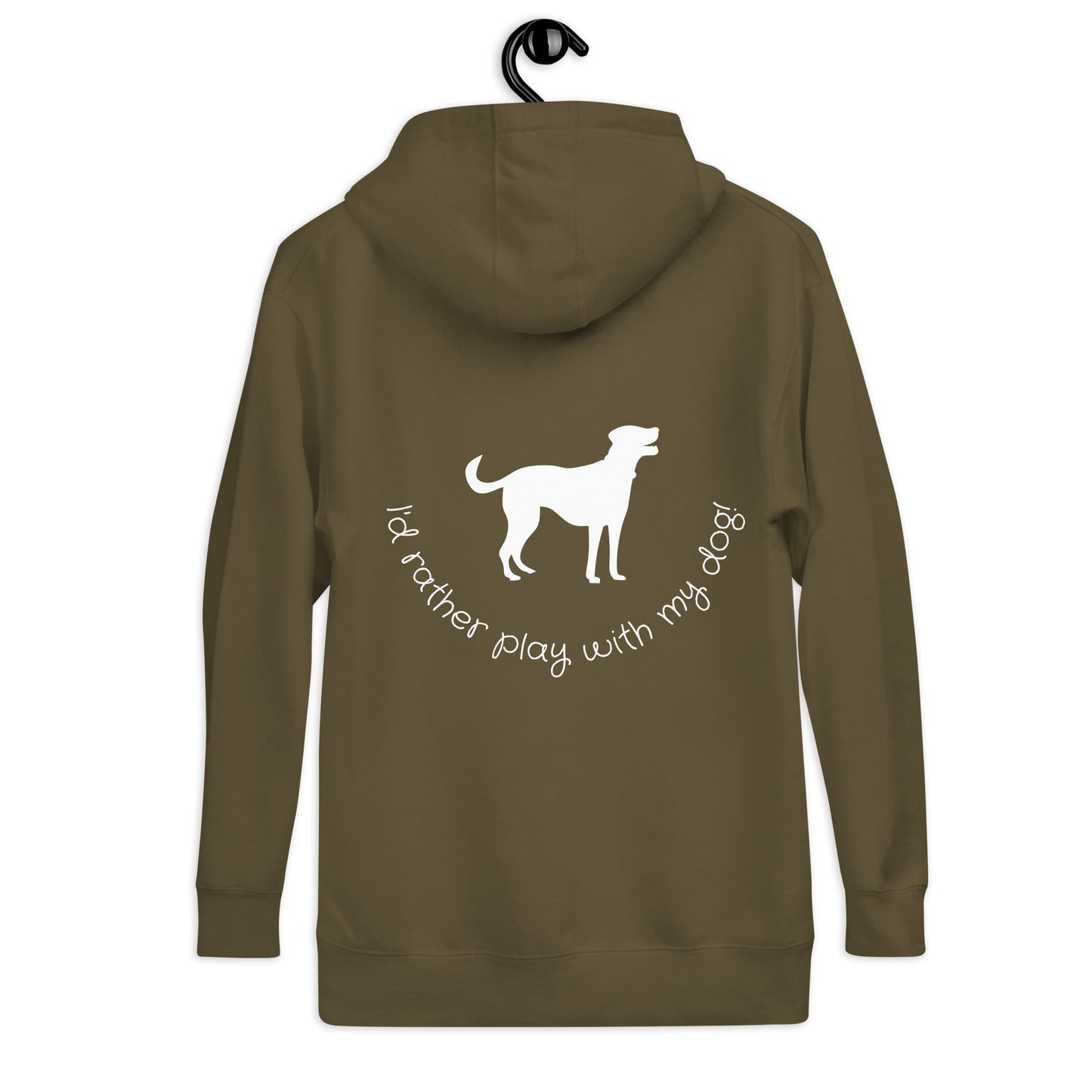 DOGMOM I'd rather play with my dog Hoodie