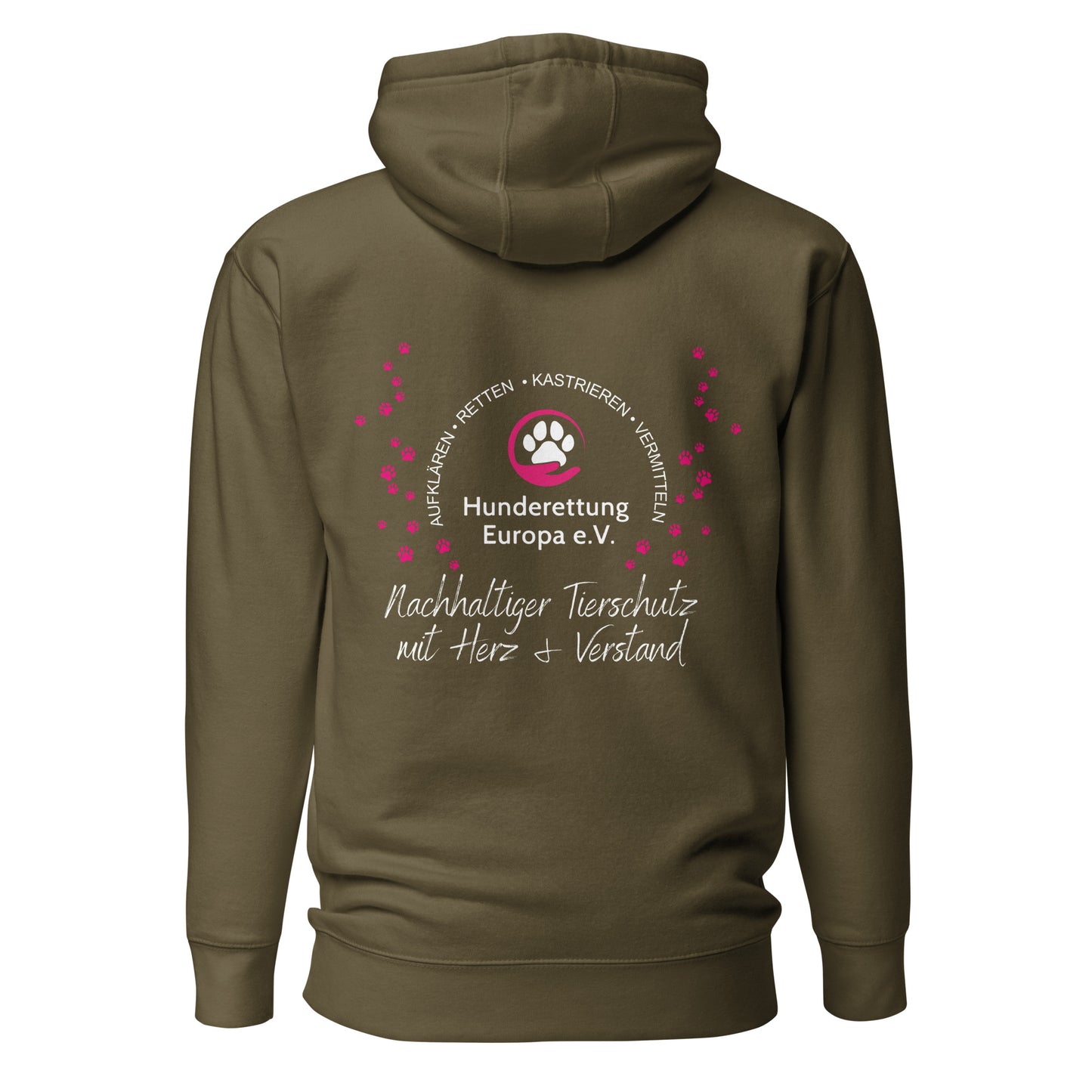 Herz&Verstand Hunderettung Europa e.V. // Unisex-Hoodie