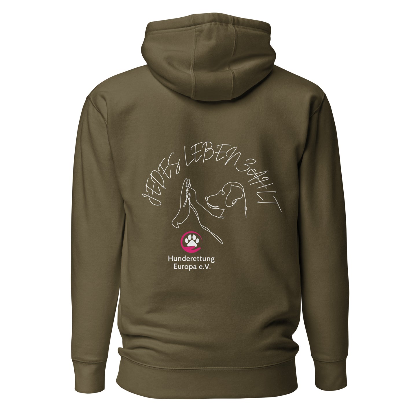 Jedes Leben zählt Hunderettung Europa e.V. // Unisex-Hoodie