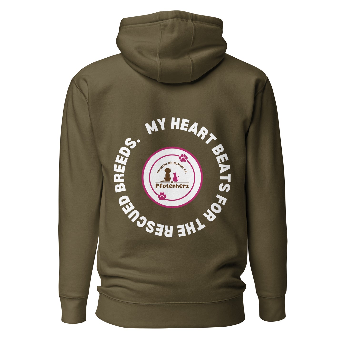 Rescued Breeds Pfotenherz e.V. // Unisex-Hoodie