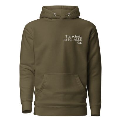 TIERSCHUTZ Act of kindness // Unisex-Hoodie